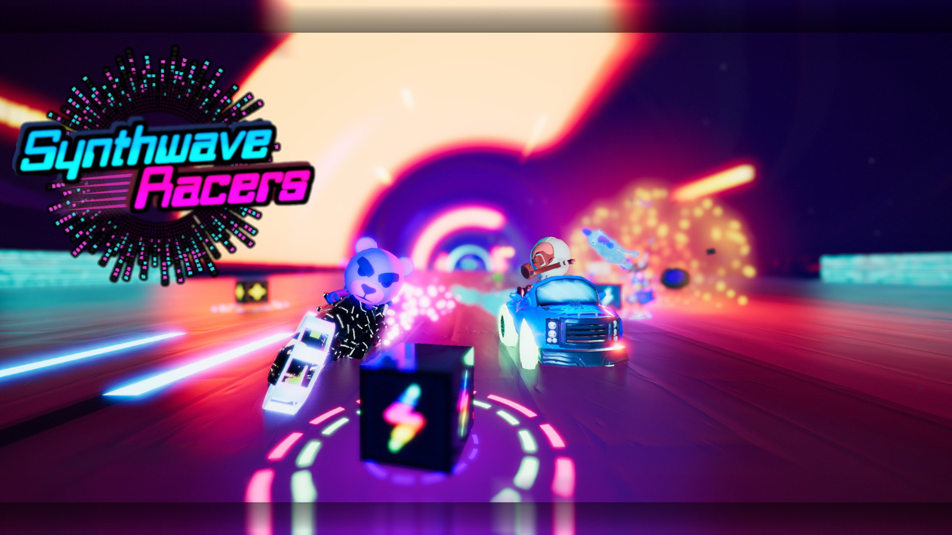 Synthwave Racers – Dangerous Obstacles